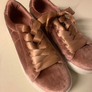 Brash Pink Sneakers, Size 8 1/2